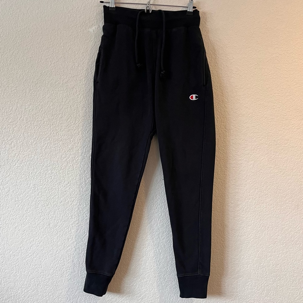 Champion Black Sweatpants Mens Small